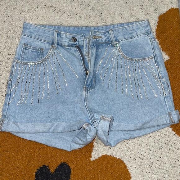 SHEIN jean shorts size L - Picture 1 of 3